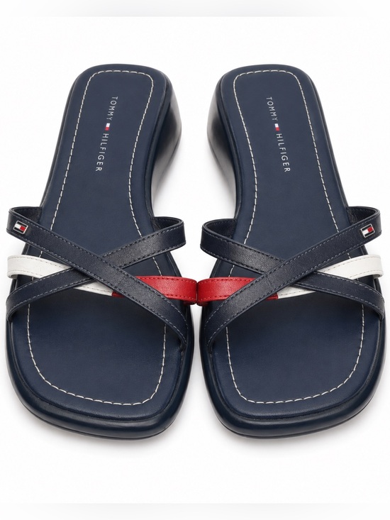 Tommy Hilfiger Shoes - Tommy Hilfiger vintage-style slide sandals